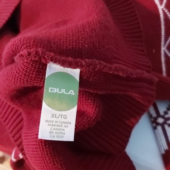 BULA wool blend knitted sweater made in Canada - Picture 9 of 10